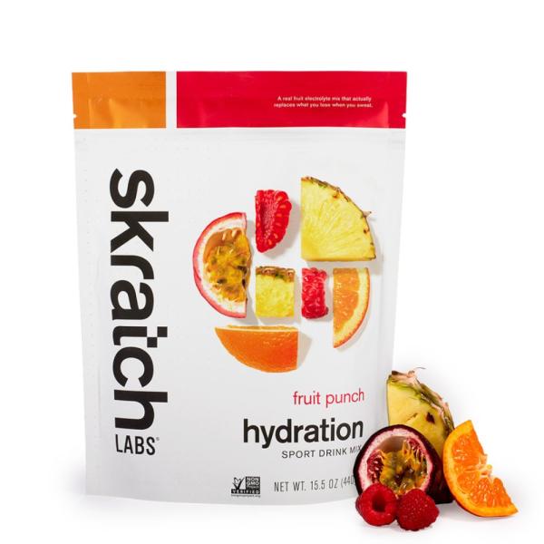 Skratch Hydration Sport Drink, fruit punch, 440g