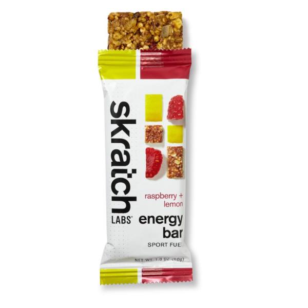 Skratch Energy Bar Sport Fuel, raspberry+lemon, 50g
