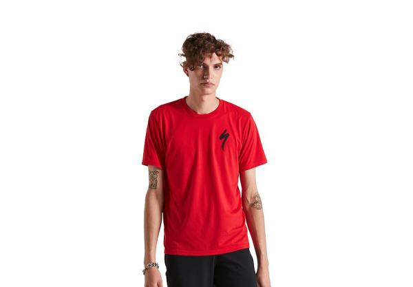 Specialized Men's S-Logo Short Sleeve T-Shirt XL Flo Red