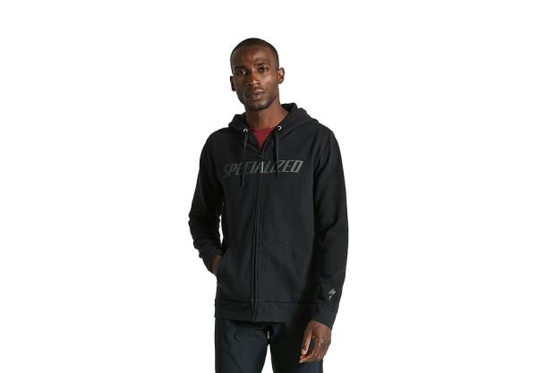Specialized Men's Legacy Wordmark Zip-Up Hoodie S Black