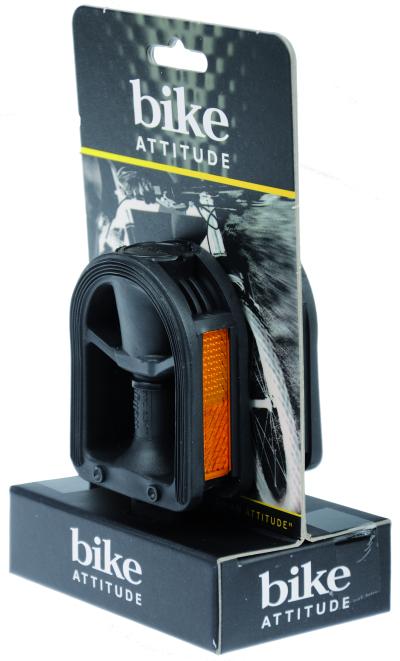Bike Attitude Kinder Pedale LU-873 9/16" schwarz  Produktbild 1
