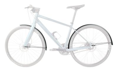 SKS Schutzblechgarnitur Edge AL 46 Aluminium 28" 46mm schwarz matt  Produktbild 1