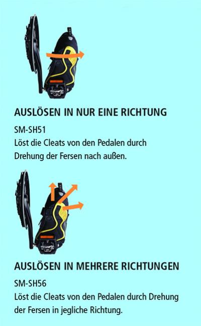 Shimano Schuhplattensatz SM-SH56 SPD Mehrfachausstieg mit Gegenplatte  Produktbild 2