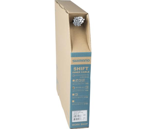 Shimano Schaltkabel 1.2x2100 mm Optislick 50 St&uuml;ck Workshop 